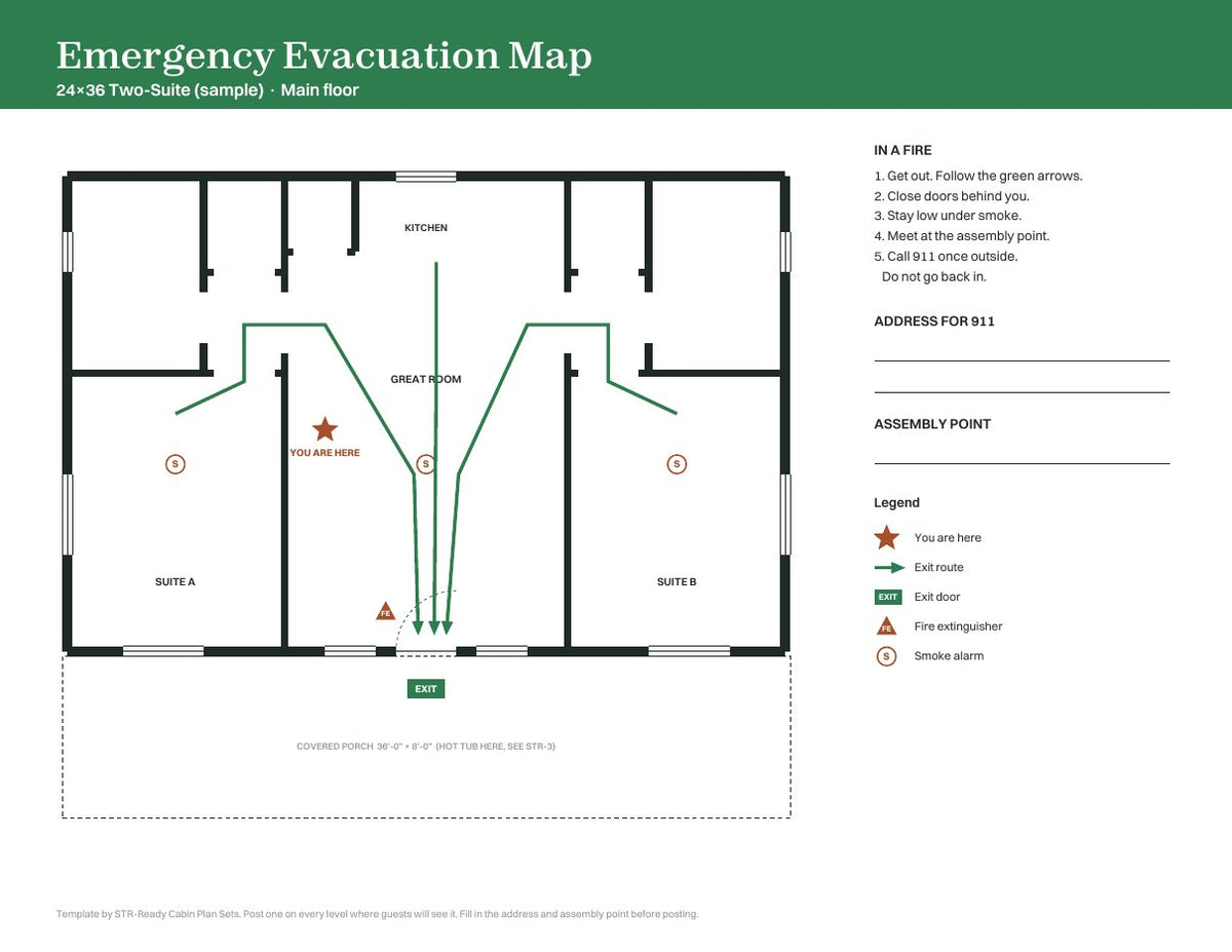 Sample plan sheet